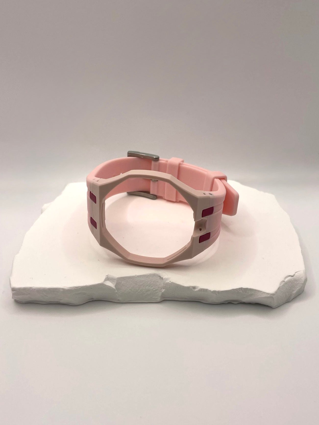 Biokeramik-Silikon Uhrenarmband kompatibel mit AP x Swatch "Royal Pop"