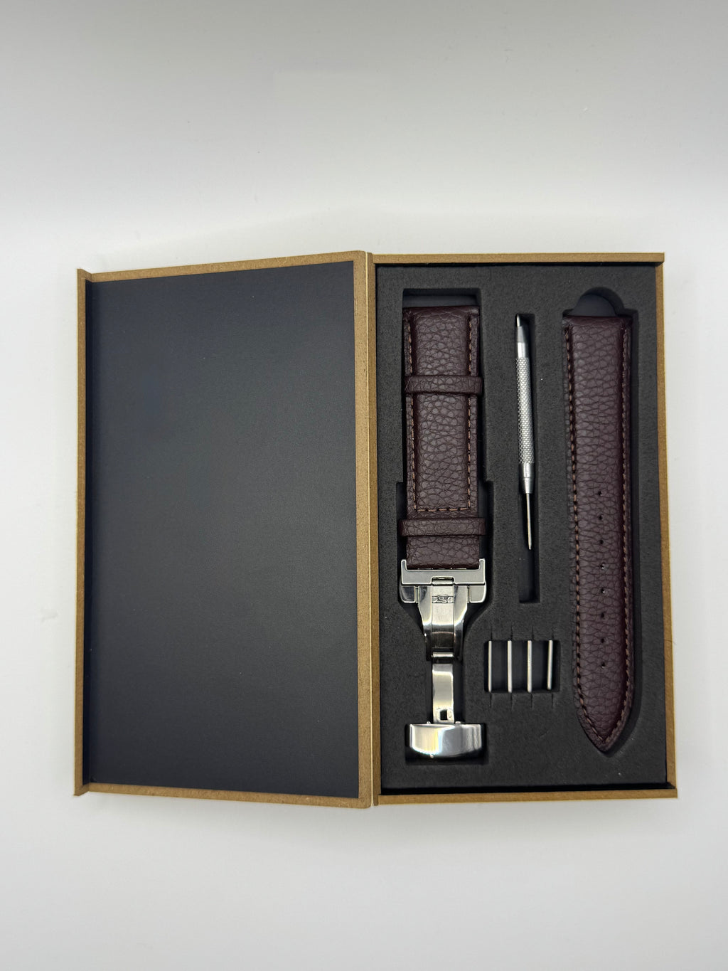 Premium Uhrenarmband mit Faltschließe & Werkzeug – Elegantes Strap Set