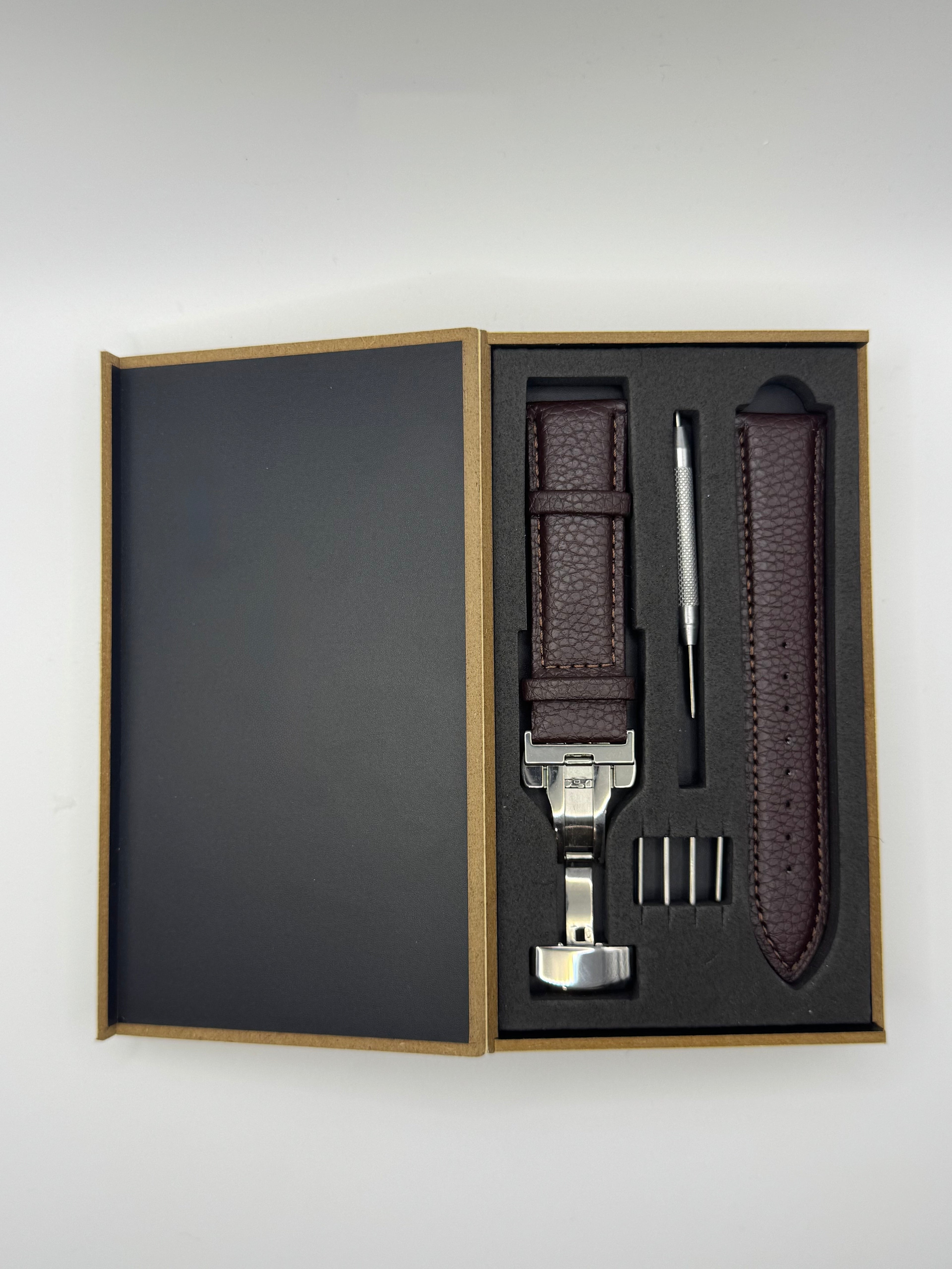 Premium Uhrenarmband mit Faltschließe & Werkzeug – Elegantes Strap Set