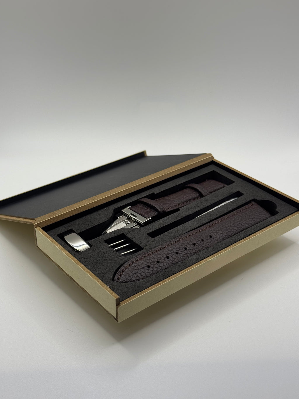 Premium Uhrenarmband mit Faltschließe & Werkzeug – Elegantes Strap Set