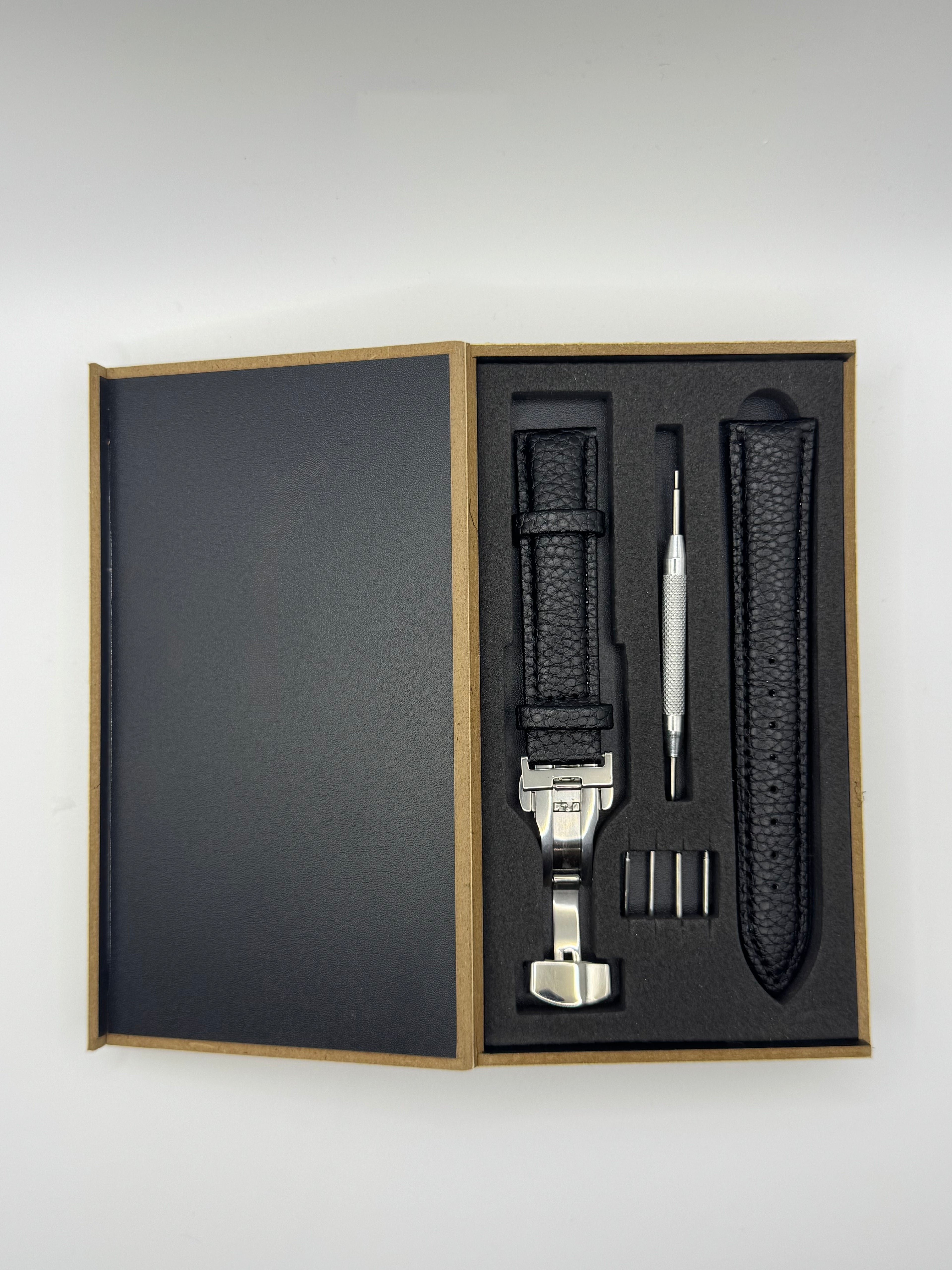 Premium Uhrenarmband mit Faltschließe & Werkzeug – Elegantes Strap Set