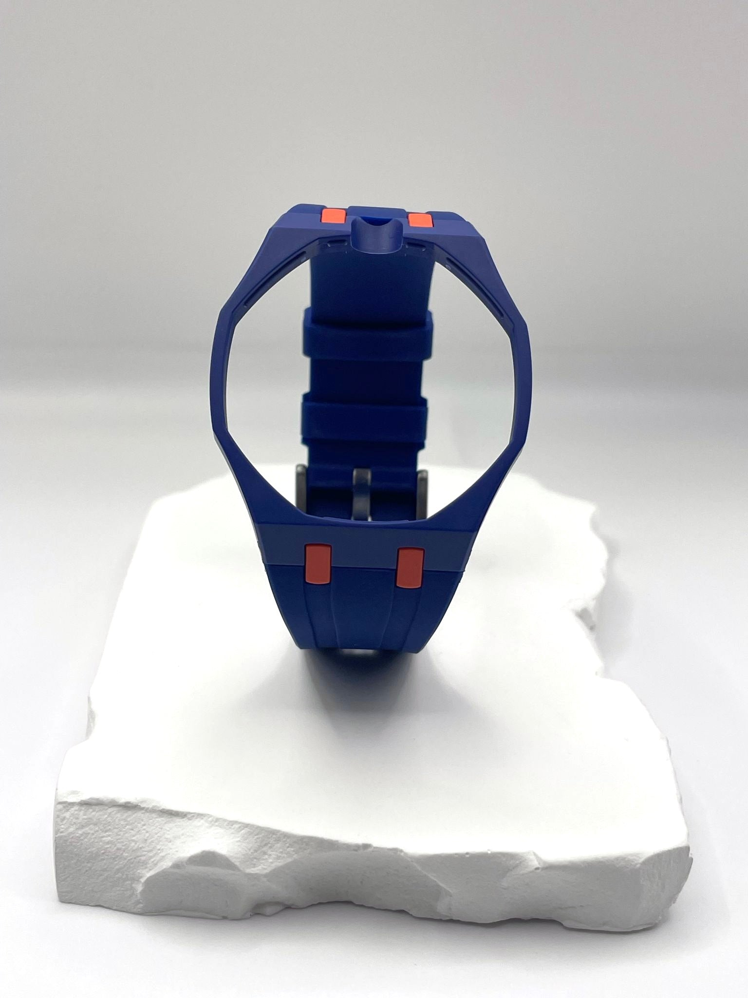 Biokeramik-Silikon Uhrenarmband kompatibel mit AP x Swatch "Royal Pop"