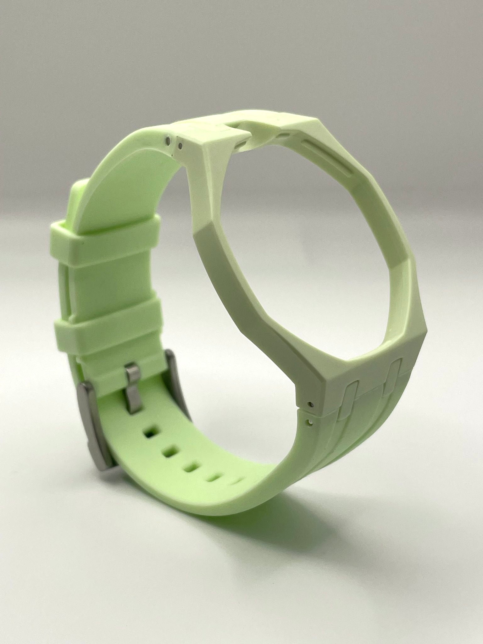 Biokeramik-Silikon Uhrenarmband kompatibel mit AP x Swatch "Royal Pop"