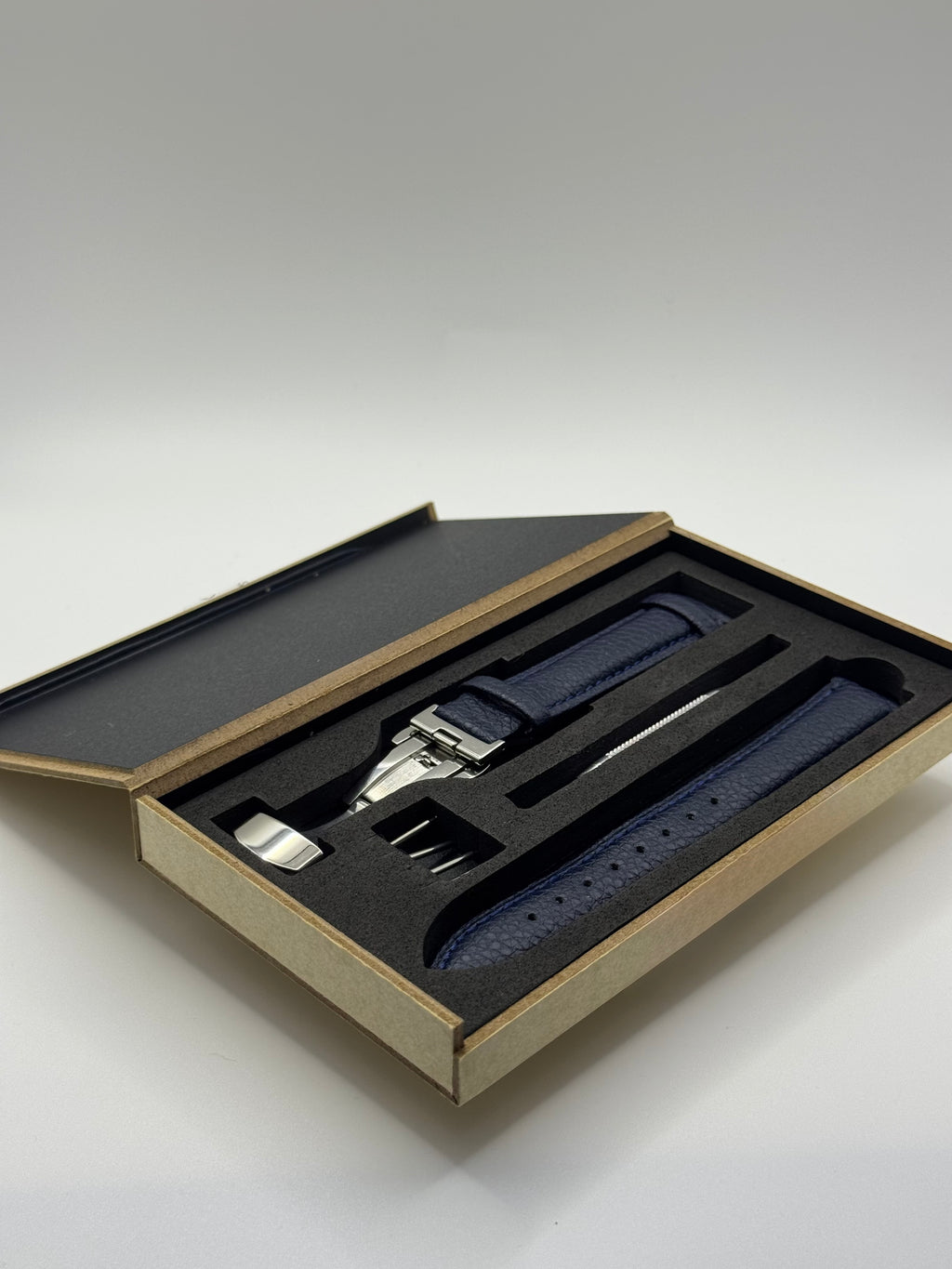 Premium Uhrenarmband mit Faltschließe & Werkzeug – Elegantes Strap Set