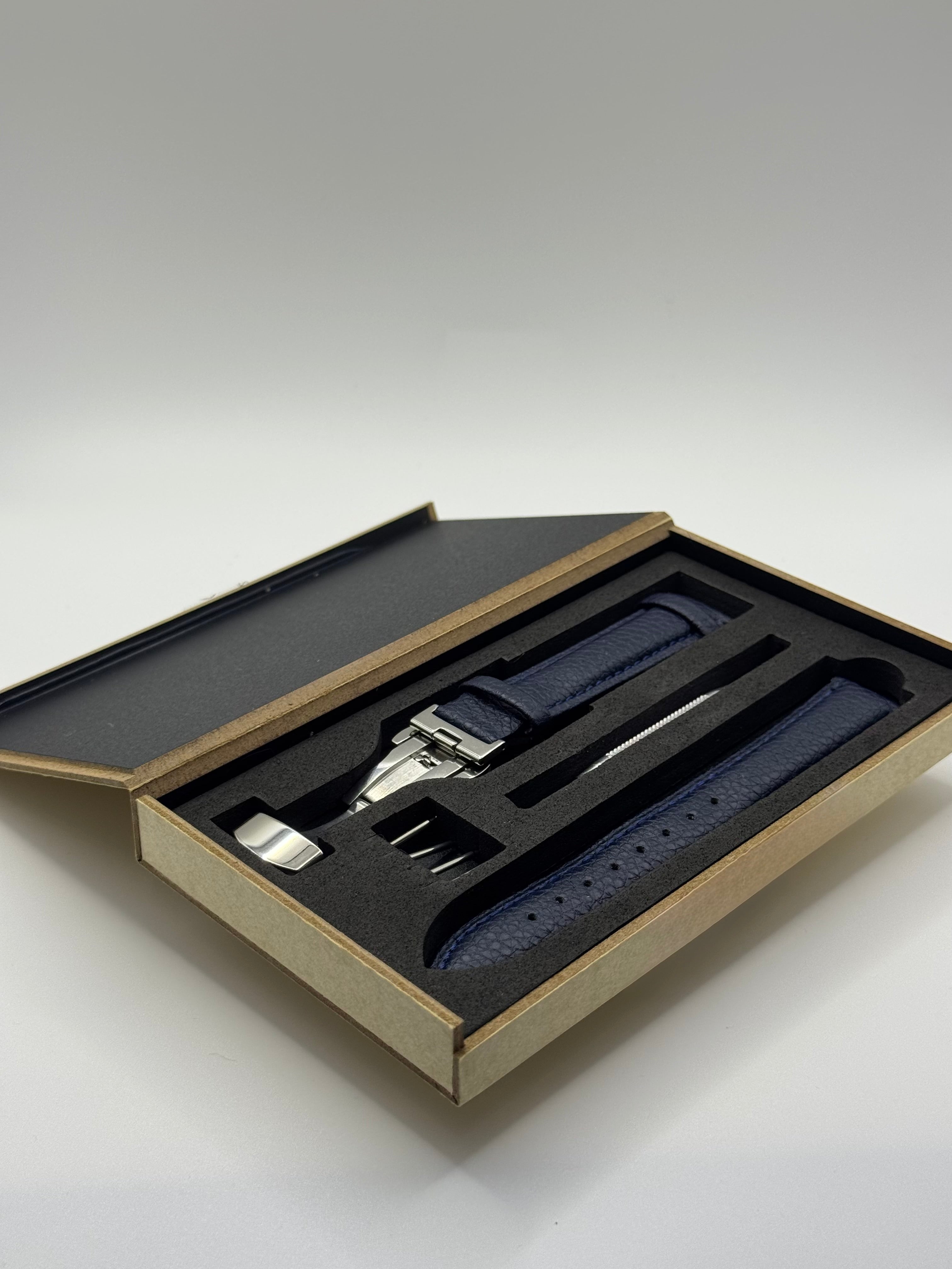 Premium Uhrenarmband mit Faltschließe & Werkzeug – Elegantes Strap Set