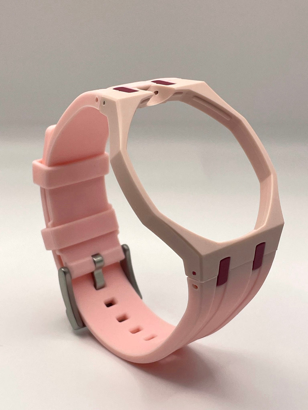Biokeramik-Silikon Uhrenarmband kompatibel mit AP x Swatch "Royal Pop"
