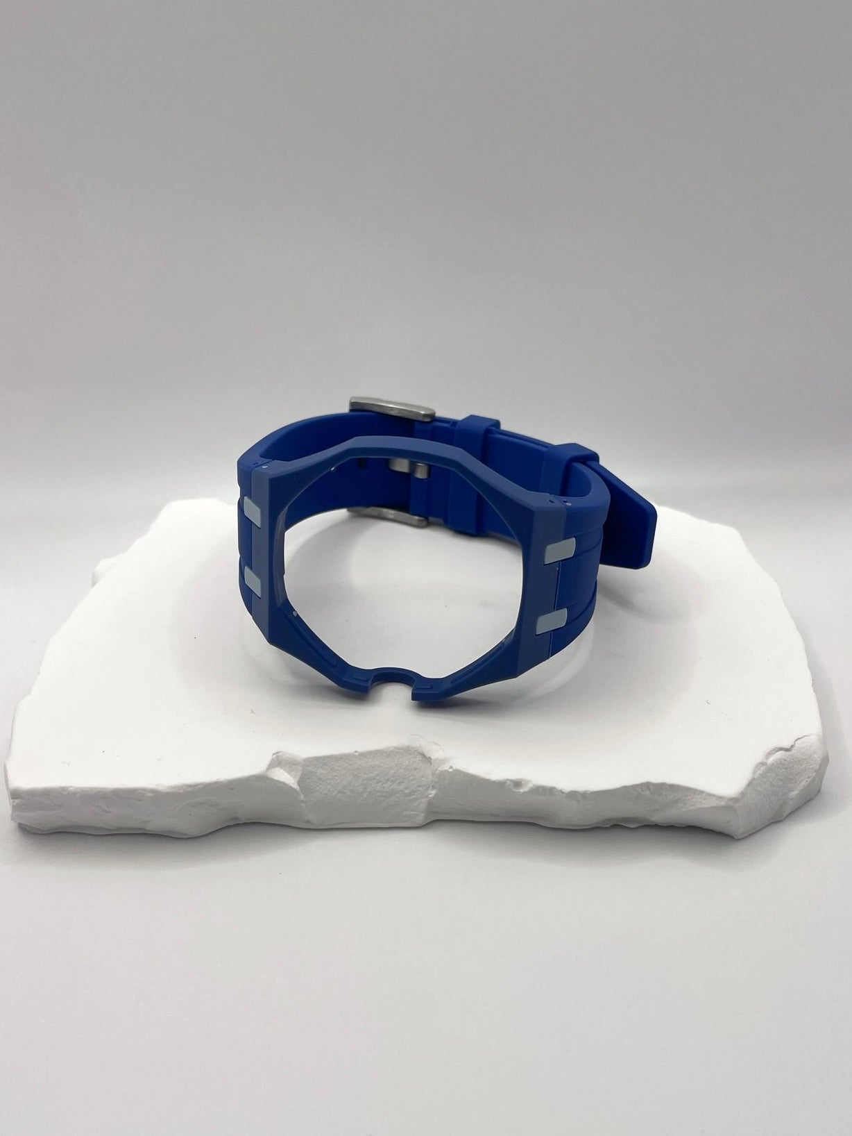 Biokeramik-Silikon Uhrenarmband kompatibel mit AP x Swatch "Royal Pop"