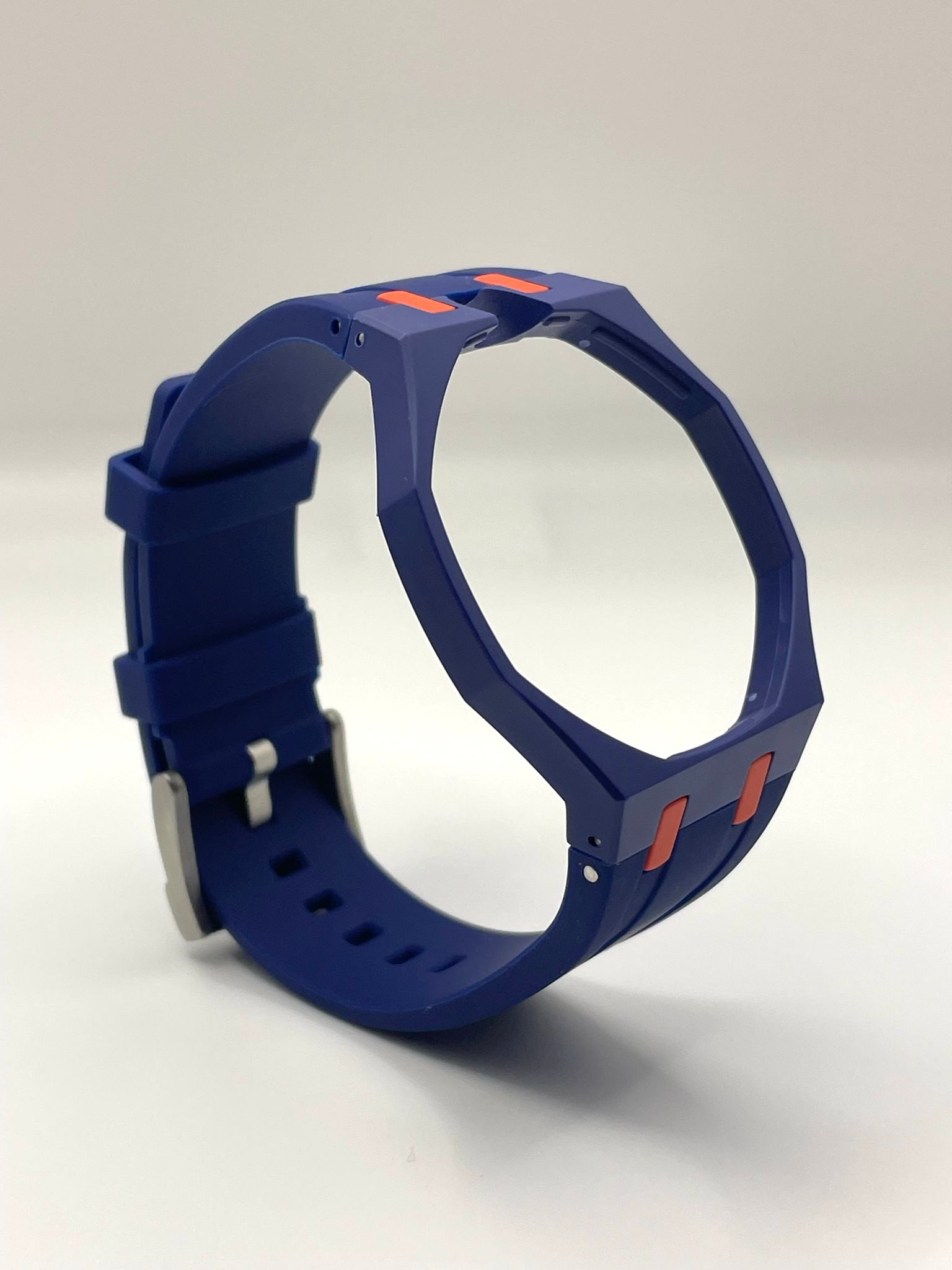 Biokeramik-Silikon Uhrenarmband kompatibel mit AP x Swatch "Royal Pop"