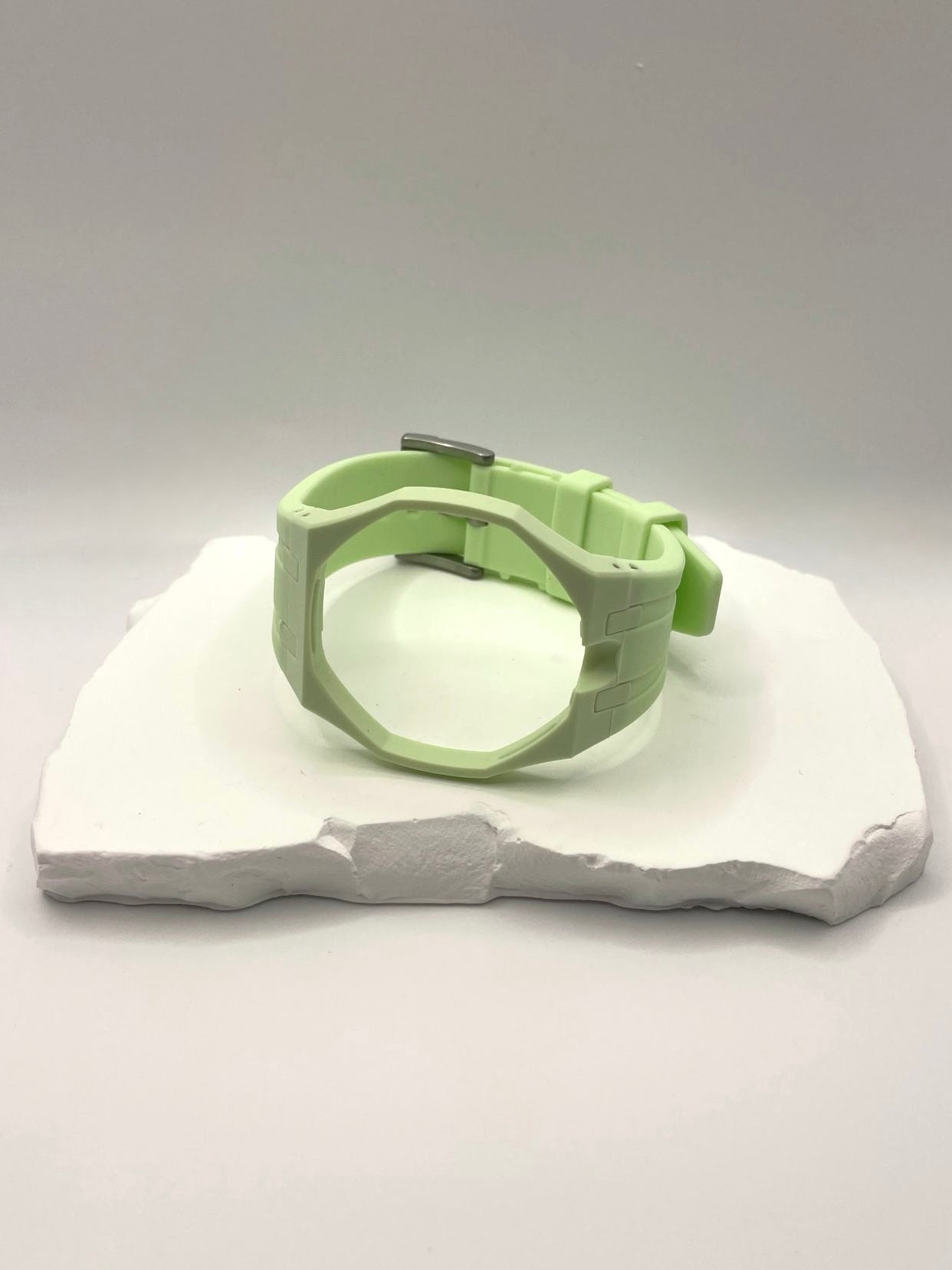 Biokeramik-Silikon Uhrenarmband kompatibel mit AP x Swatch "Royal Pop"