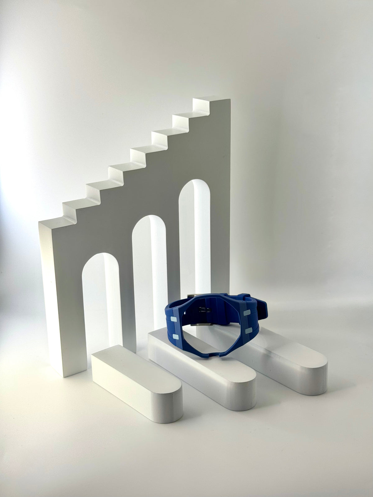 Royal Pop Uhrenarmband Marineblau – Biokeramik-Gehäuse & Silikon, kompatibel mit AP x Swatch Taschenuhr