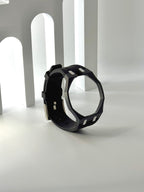 Royal Pop Uhrenarmband Schwarz – Biokeramik-Gehäuse & Silikon, kompatibel mit AP x Swatch Taschenuhr