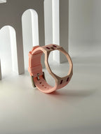 Royal Pop Uhrenarmband Rosa – Biokeramik-Gehäuse & Silikon, kompatibel mit AP x Swatch Taschenuhr