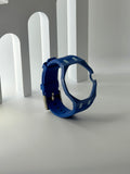 Royal Pop Uhrenarmband Marineblau – Biokeramik-Gehäuse & Silikon, kompatibel mit AP x Swatch Taschenuhr