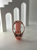 Royal Pop Uhrenarmband Rosa – Biokeramik-Gehäuse & Silikon, kompatibel mit AP x Swatch Taschenuhr